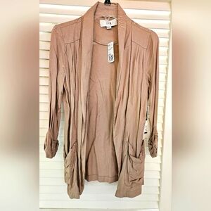 XXI tan cardigan, NWT, size 8